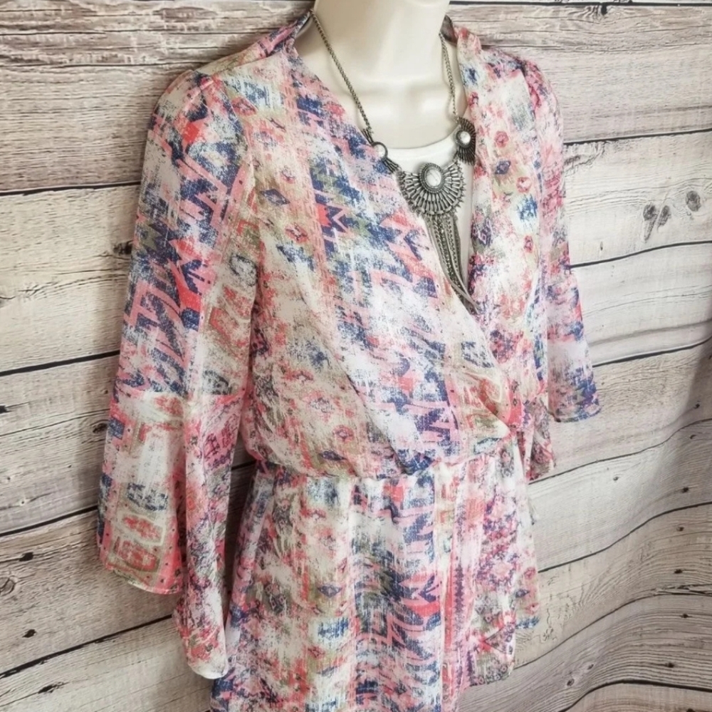 A.byer aztec/boho romper - Picture 5 of 6